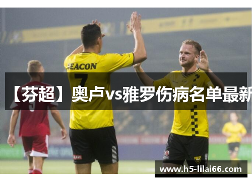 【芬超】奥卢vs雅罗伤病名单最新